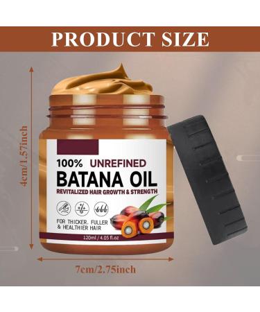 Botana Hair Growth Oil Batana Oil Organic Organic Batana Oil Pure Raw Batana Oil For Hair Growth Repair Damaged Hair Hair Smoothing Conditioner for Damage Protective for Men Women - Buy Online on GoSupps.com