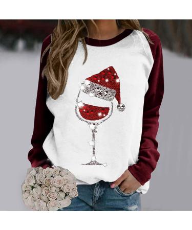 Womens Christmas Snowman Penguin Print Sweatshirt - Comfy Winter Pullover - Buy Online on GoSupps.com