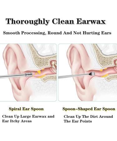 Browsluv Earwax Cleaner Tool Set Earwax Removal Cleaner Tool Set Ear Wax Removal 6-in-1 Ear Pick Tool Stainless Steel Ear Picks Innovative Spring Earwax Cleaner Tool Set (09) - Buy Online on GoSupps.com