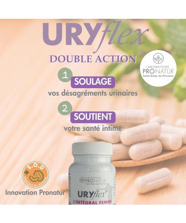 URYflex L INTEGRAL FEMME Compl ment alimentaire confort urinaire et libido Canneberge Hibiscus Ashwagandha Safran Vitamines C & D SOD 60 g lules Fabriqu en France - Buy Online on GoSupps.com