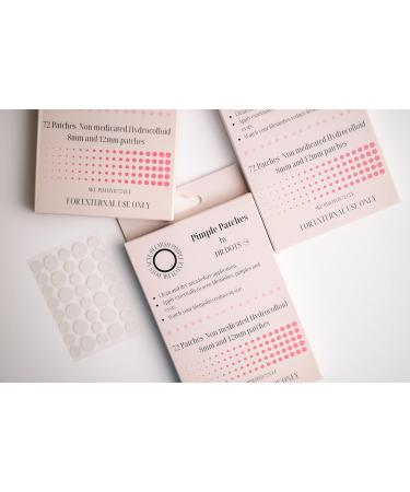 Acne Blemish & Pimple Patches - 72 Effective 8mm & 12mm Spot Treatments for Clear Skin | International Shipping Available - Buy Online on GoSupps.com