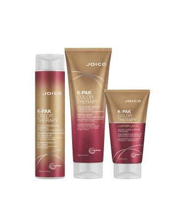 Joico K-PAK Color Therapy Color-Protecting Set | For Color-Treated Hair Shampoo conditioner treatment