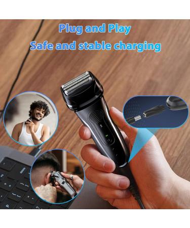 5V USB Mesh Cable & 7-Connector Adapter Set for Razors & Hair Care Universal Charger Power Cable - Buy Online on GoSupps.com