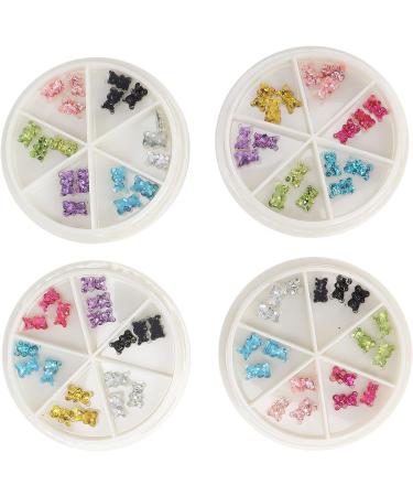 Nail Bear Accessories Nail Art ABS 8 Colors To Choose for Manicure Store for Nail Salon for Home for Manicure - Buy Online on GoSupps.com
