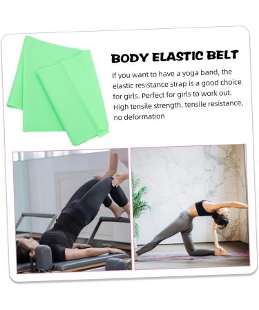 Balacoo Fitness Resistance Bands - Premium Workout Stretch Bands for Exercise - Light Green 150x15cm - Buy Online on GoSupps.com