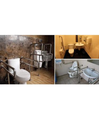 UWEREBFM Free of Leadsturdy Shower Safety Grab Bar for Bathtub Bathroom Safety Grab Bar Elderly Disabled Bathroom Railings U-Shaped Bathroom with Legrests D - Buy Online on GoSupps.com