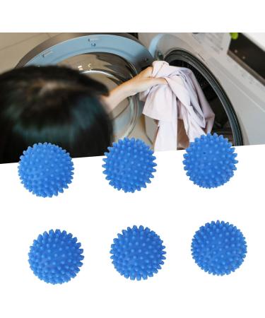 Eco Laundry Dryer Silicone Balls Silicone Laundry Dryer Reusable Balls Practical Reduce Drying Time Eliminate Wrinkles Reusable for Apartment (Blue 6 PCS) - Buy Online on GoSupps.com