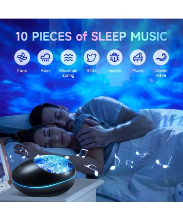 Galaxy Projector Star Light LED Ceiling Starry Skylight Night Sea Starlight Ocean Wave Space Music Projection Lamp Kid Bedroom Decoration Nursery Room Decor Teen Adult Boy Girl Birthday Gifts Remote - Buy Online on GoSupps.com