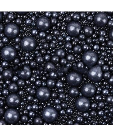 Buy Edible Black Pearl Candy - 120g Cake Decorations for Birthdays Halloween Thanksgiving & Christmas Parties - Buy Online on GoSupps.com