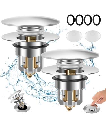 Abizarch Bathroom Sink Stopper Pop Up Sink Drain Strainer Universal Pop Up Sink Drain Stopper for 40mm Drain Holes Copper Practical Sink Drain Filter Basin Drain Strainer for Home ZHAZHAMO - Buy Online on GoSupps.com