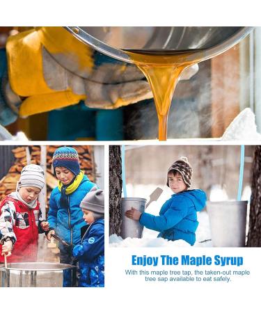 ALLOMN Maple Syrup Tree Tapping Kit 12 Set Maple Tree Extractor Tool Kit with 12 Maple Syrup Taps + 12 Maple Tree Sap Spile Extractor for Maple Syrup Supplies Winter Spring - Buy Online on GoSupps.com
