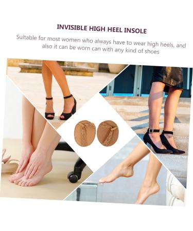 NOLITOY 5 Pairs High Heel Insole Cushions - Invisible Toe Socks & Foot Pads for Comfort | High Heels Accessories - Buy Online on GoSupps.com