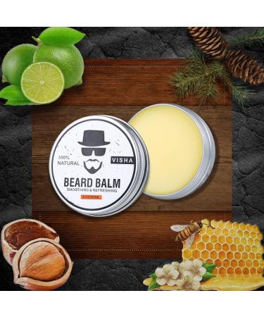 Sweet Carrot Beard Wax 60g | Argan Oil for Healthy Beard Growth | Premium Beard Balm for Men | Full Beard Care & Three-Day Stubble - Buy Online on GoSupps.com