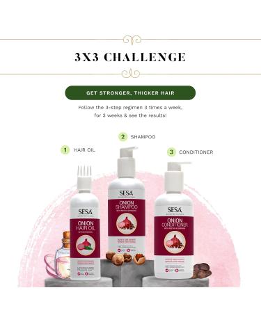 Sesa Onion Conditioner 300ml - Hair Growth & Fall Control with Reetha & Shikakai | No Sulphates or Parabens | Buy Online - Buy Online on GoSupps.com