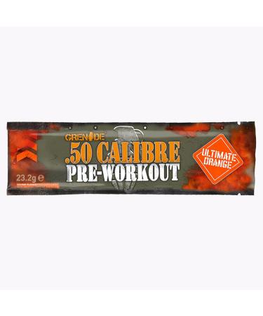 Grenade 50 Calibre Pre-Workout Ultimate Orange Sachets - 50 Servings - Buy Online on GoSupps.com
