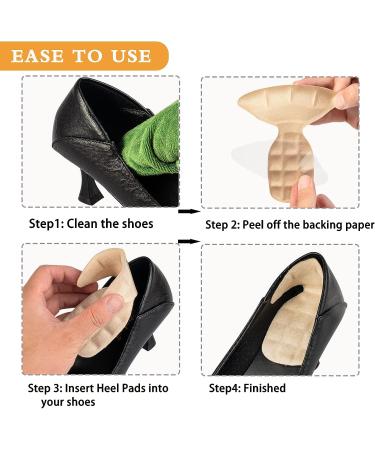 Strong Adhesive Heel Pads for Men & Women | Cushion Inserts for Pain Relief & Slip Resistance - Buy Online on GoSupps.com