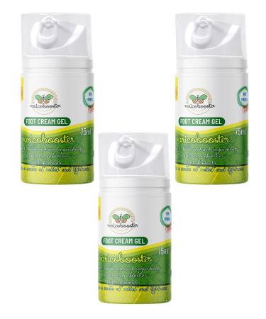 Varicobooster Nova Botea Airless pump 3 x 75 ml more than 25 carefully selected ingredients new improved formula for feet based on natural components Nova Botea Airless pump