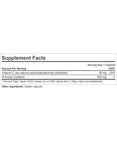 Buy ANDREW LESSMAN NAC-500 N-Acetyl Cysteine 180 Capsules - Powerful Antioxidant Detoxifier & Free Radical Defense for Brain Heart Lungs Liver Kidneys - No Additives International Shipping Available - Buy Online on GoSupps.com