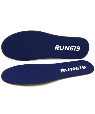 RUN619 Zero Drop Shoe Insoles - Thin Flat Medium Shoe Inserts w/No Arch Support - Foot Forming - Perfect for Running Walking Work or Hiking - Thin 3mm Insoles (Size E - Men's 11-12) - Buy Online on GoSupps.com