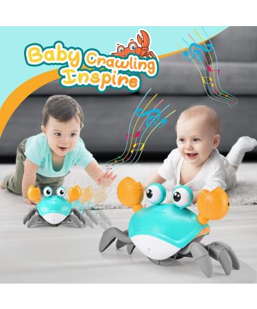 Adeokay Crab Baby Toys for 1-3 Years | Crawling Toys for Infants & Toddlers | Green Gifts for Girls 6-10 Months - Buy Online on GoSupps.com