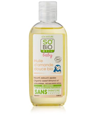 SO'BIO TIC Huile d'Amande Douce Hypoallerg nique Bio 100 ml
