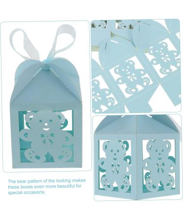 HOMSFOU 250 pcs manual wedding candy cases bride packing box carton candy box Christmas soap box candy gift cloth biscuit box wedding macaron box chocolate candy gift gift candy hollow - Buy Online on GoSupps.com