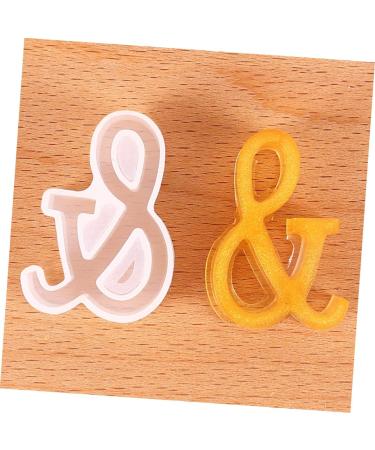 STOBOK 4pcs Silicone Mold Epoxy Resin Silicone Resin Molds Silicone Gummy Molds Diy Sign Mold Crystal White 4.8X4.2CM - Buy Online on GoSupps.com