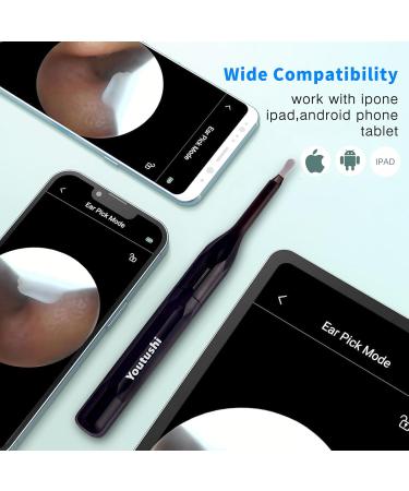 Premium Ear Wax Removal Kit with HD Camera & 6 LED Lights - Rechargeable Ear Cleaner for Adults & Kids - Compatible with iOS & Android - Buy Online on GoSupps.com