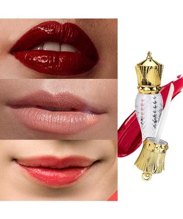 Healthcom 10 Pcs 5ml Mermaid Crown Clear Lip Gloss Tubes | Refillable Lip Glaze Containers with Crown Wand | DIY Cosmetic Lipstick Container for Women and Girls - Buy Online on GoSupps.com