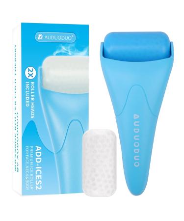 AUDUODUO Premium Ice Face Roller - Extra Roller for Long-Lasting Cold Therapy for Face Neck & Body | Reduces Puffiness & Refreshes Skin - Blue - Buy Online on GoSupps.com