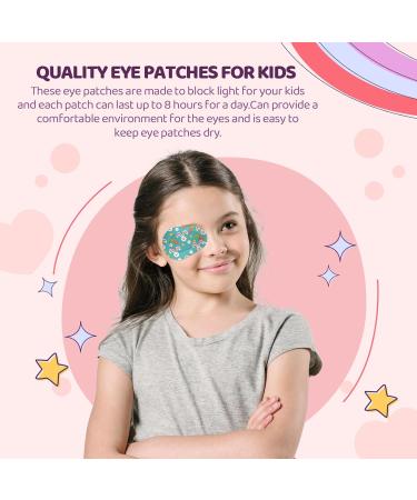 120pcs Kids Adhesion Eye Patches - Cartoon Breathable Cotton Bandages for Amblyopia & Cross Eye - International Shipping - Buy Online on GoSupps.com