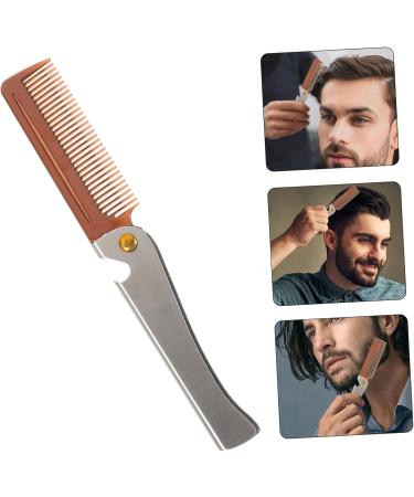 Vintorky Taschenkamm Beard Brush - Premium Beard Care & Salon Quality Face Hairbrush for Men - Buy Online on GoSupps.com