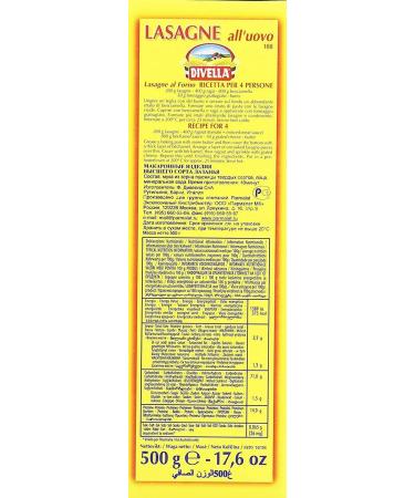  Italian Gourmet E.R. Divella Egg Pasta Pack of 4 100% Italian Egg Pasta Pasta with Egg No. 108 500g + Italian Gourmet Polpa 400g - Buy Online on GoSupps.com