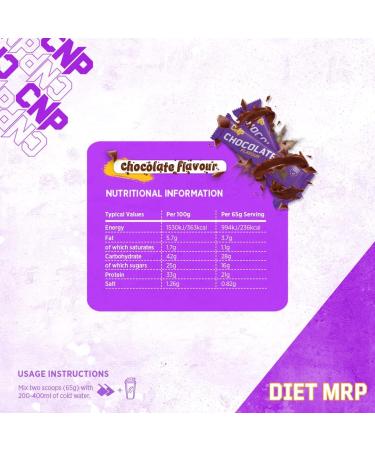 CNP Professional Diet MRP Low Calorie Meal Replacement 975g - Chocolate Flavor | 21g Protein with Digezyme & Essential Nutrients - Buy Online on GoSupps.com