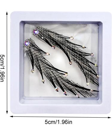 Human Hair Artificial False Eyebrows - False Eyebrow Extensions Makeup Accessories Long-Lasting Makeup Accessories for Lady Women Women Pochy Eyebrows5 - Buy Online on GoSupps.com