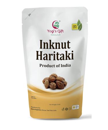 Haritaki /Inknut for Dark Circles | 8 Ounce (227 Grams) | 100% Naturally Dried Whole herb | Terminalia chebula | by Yogi's Gift