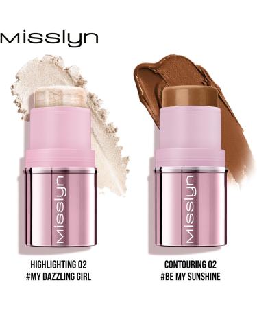  Misslyn Misslyn | Multi Stick Contouring Face for Lips Eyes and Cheeks Lightening and Moisturizing Cream - Set Two Sticks - Buy Online on GoSupps.com