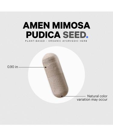 Organic Mimosa Pudica Seed Capsules - 2 Month Supply - Vegan Supplement - Non-GMO - 120 Capsules - Buy Online on GoSupps.com