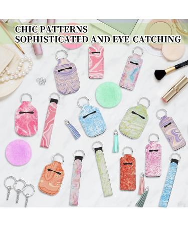 YALINKA 96Pcs Travel Bottle Chapstick Lanyard Keychain Holders - Reusable Lip Balm Pouch with Tassel Pom Pom - Style 3 - Buy Online on GoSupps.com