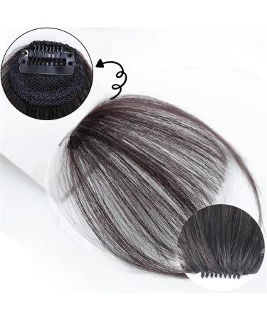 Bangs Hair Clip Bangs Hair for Women Clip In Blunt Fringe Bangs Non-remy Human Hair Air Fringe Bangs Invisible Seamless Indian Natural Straight Flat Bangs Hairpiece Clip in Bangs (Color : Black) - Buy Online on GoSupps.com