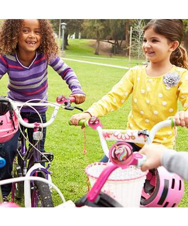 KSdeal Pink Unicorn Bike Bell for Kids | Aluminum Children's Bicycle Accessory with Loud Clear Sound (Right Hand) - Buy Online on GoSupps.com