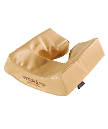Master Massage Patented Memory Foam Ergonomic Dream Face Cushion Pillow Headrest, Cream