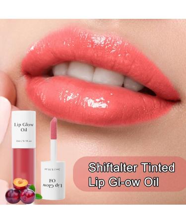 Tinted Lip Oil Tinted Nourishing Long Lasting Lip Oil Women Accessory for Daily Use Home School Date Office Travel Wedding Party 02 - Buy Online on GoSupps.com