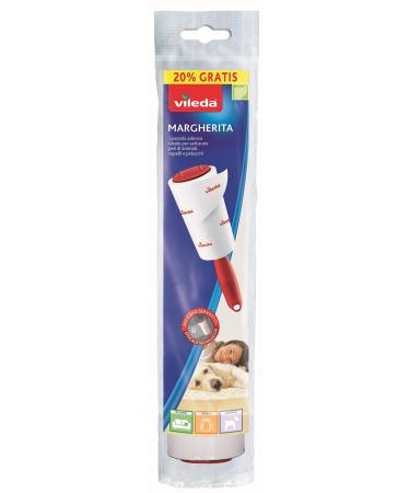 Vileda Margherita lint roller with adhesive film and ergonomic handle 1 rotolo brush
