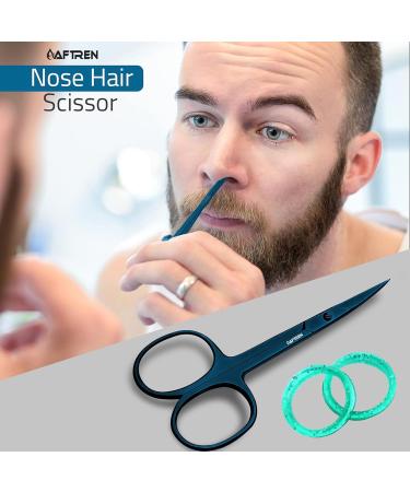 Nail Scissors Toenail Scissors Mustache Face Nose Ears Hair Care Beauty Cuticle Scissors Manicure Pedicure Sharp Curved Blades Professional Scissors for Men Women 3.7 - Buy Online on GoSupps.com