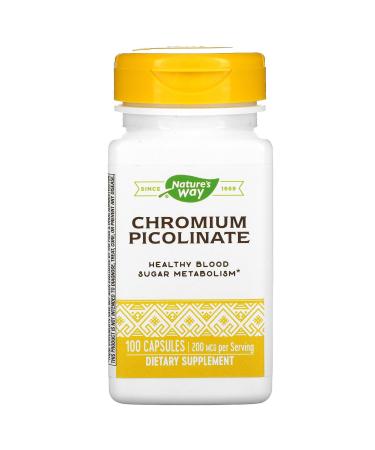 NATURE'S WAY CHROMIUM PICOLINATE 100 CAP