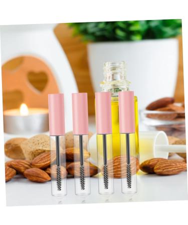 BIUDECO 50 Pcs Mascara Empty Tube Lip Gloss Tubes Bottle Clear Eyelash Mascara Glossy Lip Stain Plastic Pink - Buy Online on GoSupps.com