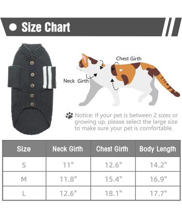 EXPAWLORER Cat Sweater for Cold Weather - Stylish Knitwear Cat Jacket | Soft, Warm Clothing for Fall and Winter | Small Size - Buy Online on GoSupps.com