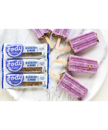 Fody Foods Snack Bars Blueberry Almond 1.41 Oz (Pack of 12) 3g Protein Low FODMAP Gut & IBS Friendly Vegan Lactose Free Non-GMO Gluten Free - Buy Online on GoSupps.com