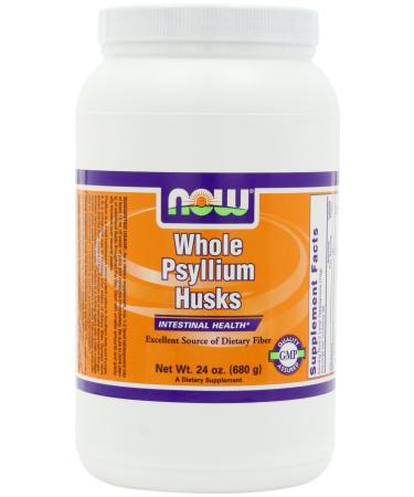 NOW Whole Psyllium Husk 24-Ounce(Pack of 3)